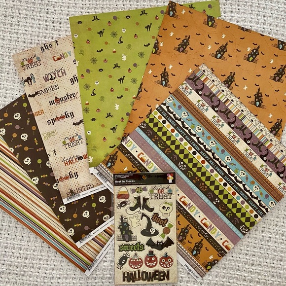 👻🎃 IMAGINISCE “HALLOWHIMSEY” SCRAPBOOKING BUNDLE. DISCONTINUED DESIGN! - Picture 5 of 12